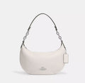 NWT Coach Leather Medium Payton Hobo Bag In Silver/Chalk