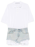 Alexander Wang Women Pre-Styled Denim Polo Dress