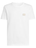 Dolce & Gabbana Men Cotton T-Shirt With Plaque