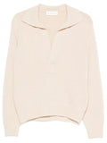 Victoria Beckham Women Genevieve Polo Jumper In Merino Wool