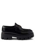 Prada Women Mocassini In Pelle Spazzolata
