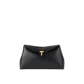 Toteme T-Lock Leather Clutch Bag Women