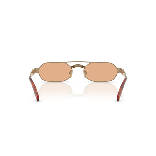 0Mu B52S Rectangular Metal Frame Sunglasses