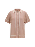 Fendi Women Ff All-Over Crochet Shirt