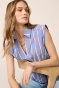 Women's Gwen Side Tie Popover Top