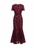 Self-Portrait Women Lace Midi Dress