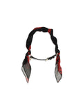 Alexander Mcqueen Women Double-Wrap Skull Scarf Bracelet