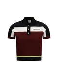 Casablanca Women Striped Short-Sleeve Polo Shirt