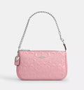 NWT Coach Nolita 19 Signature Leather Bag With Heart Charm In Pink