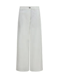 Brunello Cucinelli Women Straight-Leg Cotton Pants