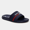 Nautica Mens Logo Embossed Slide Sandals