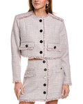 TOCCIN Lainey Cropped Tweed Jacket