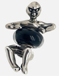 Women's Twister Bead Charm In Silver