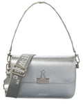 Off-White Binder Medium Leather Clutch