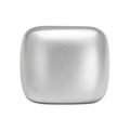 Matte Rhodium Brass Ring with No Stone