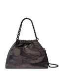 Stella Mccartney Women Falabella Mini Tote Bag With Crackle Effect