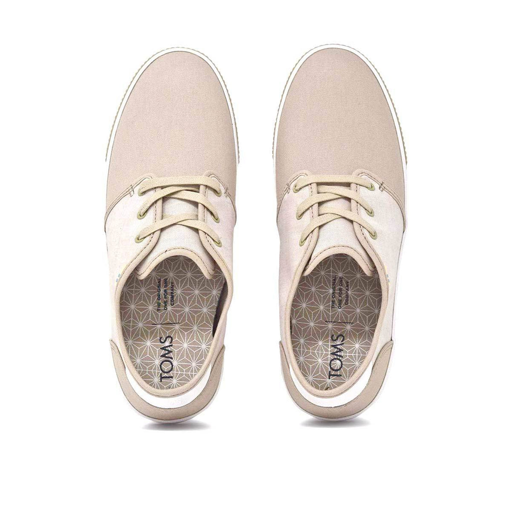 Two Tone Natural Canvas Men's Carlo Sneakers Topanga Collection