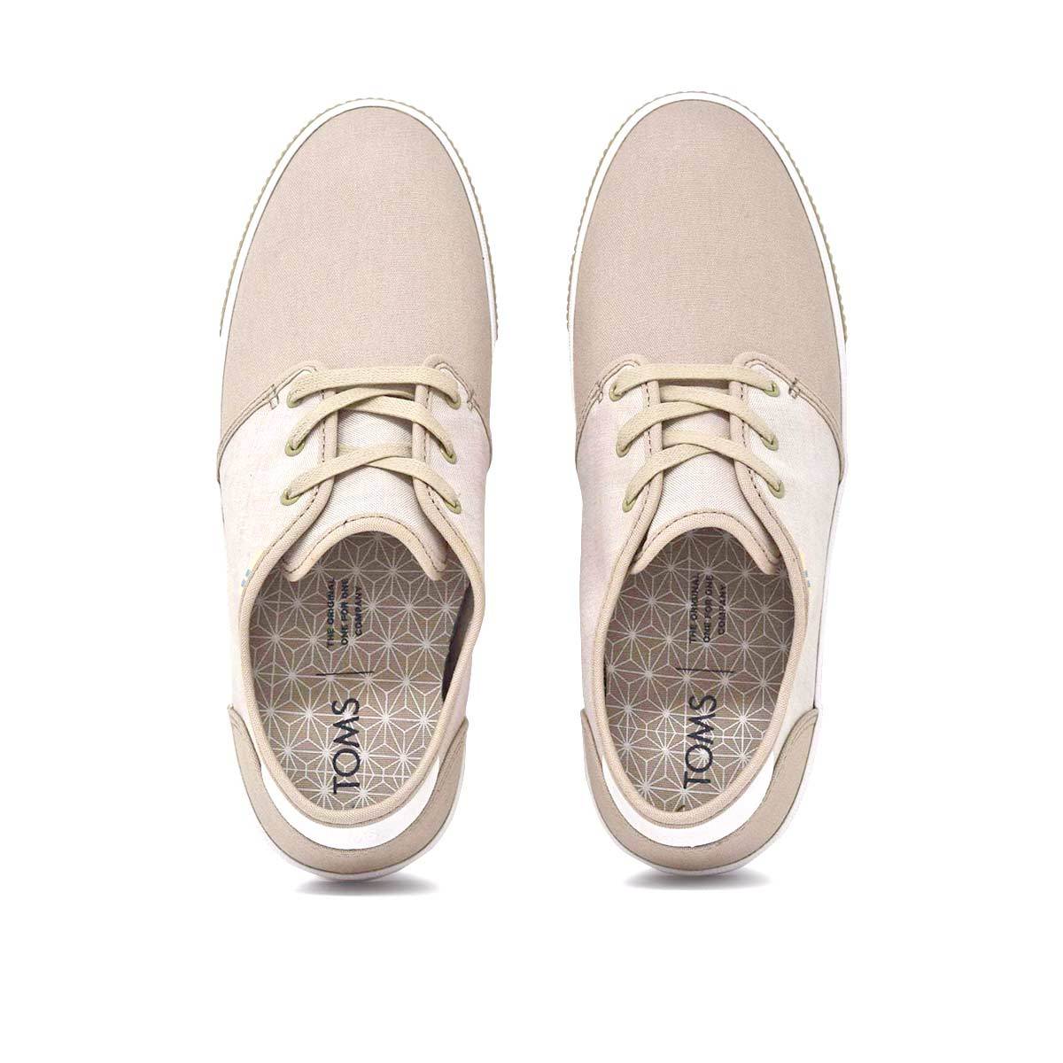 Two Tone Natural Canvas Men's Carlo Sneakers Topanga Collection