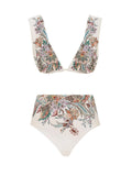 Zimmermann Women "Rhiannon" Wide Strap Bikini Swimsuit