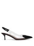 Alaia Women Le Cœur Slingbacks In Patent Leather