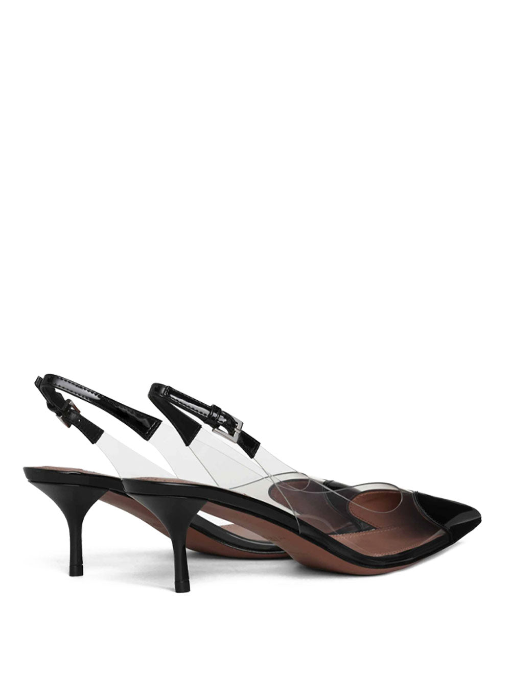 Alaia Women Le Cœur Slingbacks In Patent Leather