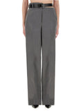 Stella Mccartney Women Flannel Pants With Belt