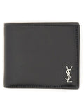 Saint Laurent Men Tiny Cassandre East/West Wallet