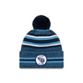 TENNESSEE TITANS OFFICIAL NFL SIDELINE HOME COLD WEATHER SPORT KNIT BLUE/WHITE