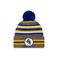 LOS ANGELES RAMS OFFICIAL NFL SIDELINE CLASSIC LOGO COLD WEATHER SPORT KNIT BLUE/YELLOW