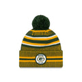 GREEN BAY PACKERS OFFICIAL NFL SIDELINE HOME COLD WEATHER SPORT KNIT GREEN/YELLOW