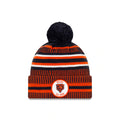CHICAGO BEARS OFFICIAL NFL SIDELINE HOME COLD WEATHER SPORT KNIT ORANGE/BLUE