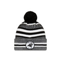 CAROLINA PANTHERS NFL SIDELINE HOME COLD WEATHER SPORT KNIT BLACK/WHITE