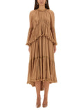 Zimmermann Women "Hypnotic Peplum" Ruffle Dress