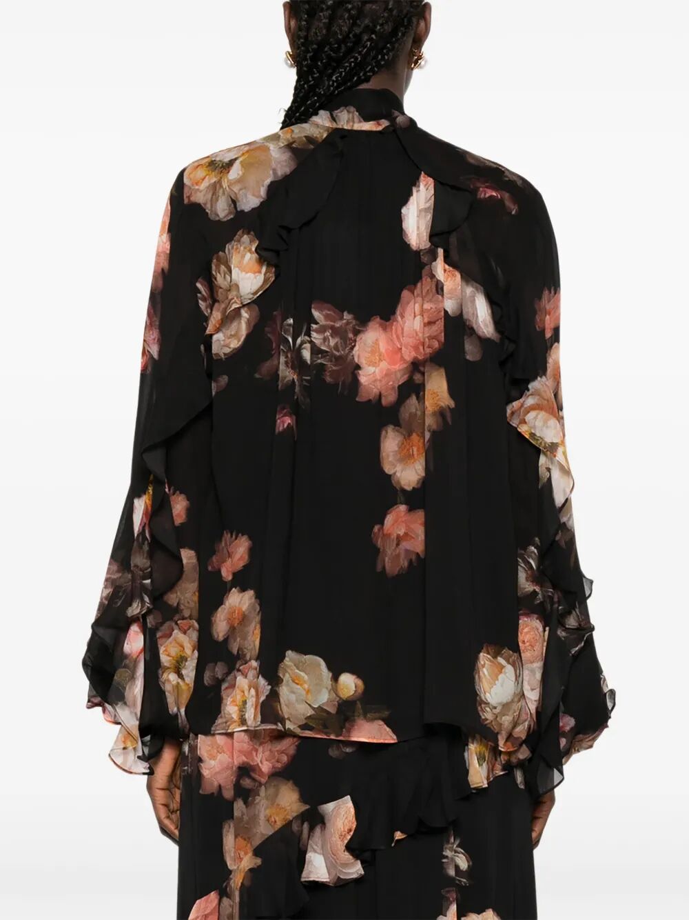 Zimmermann Women Blusa Con Volant Hypnotic