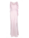 Rotate Women Long "Waterfall" Dress