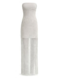 Rotate Women Long Lace Dress