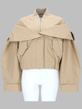 Ganni Women Bomber In Cotone