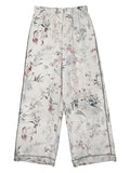 Dior Women Pantalone In Seta Stampata