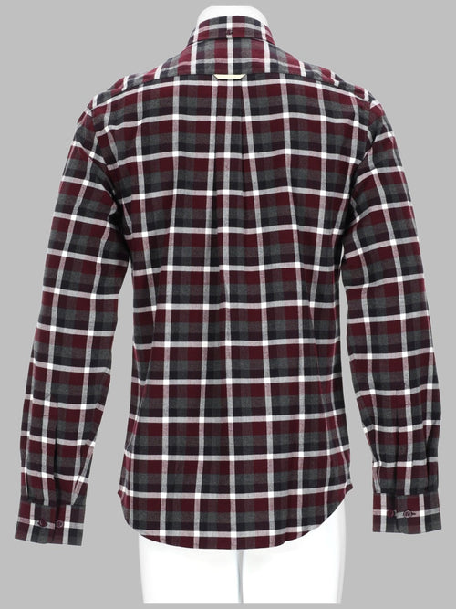 Acne Studios Men Camicia In Cotone A Quadri