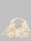 Ganni Women Borsa Hobo Mini In Crochet