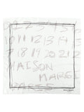 Maison Margiela Women Foulard In Seta "Numerical"