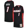 Chris Bosh Miami Heat Mitchell &amp; Ness 2025/26 Hardwood Classics Swingman Jersey - Black