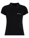Balenciaga Women Fitted Polo With Logo Embroidery