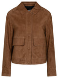 Yves Salomon Women Suede Jacket