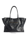 Balenciaga Women Le City Tote Bag Medium In Arena Lambskin