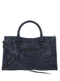Balenciaga Women Le City Medium Bag In Arena Leather