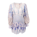 LOVESHACKFANCY 'SIENNE DRESS' IN 'OCEAN SPRAY MIST PRINT MIX' - SIZE 2