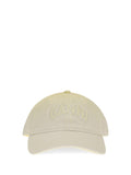 Ganni Women Cotton Logo Baseball Cap