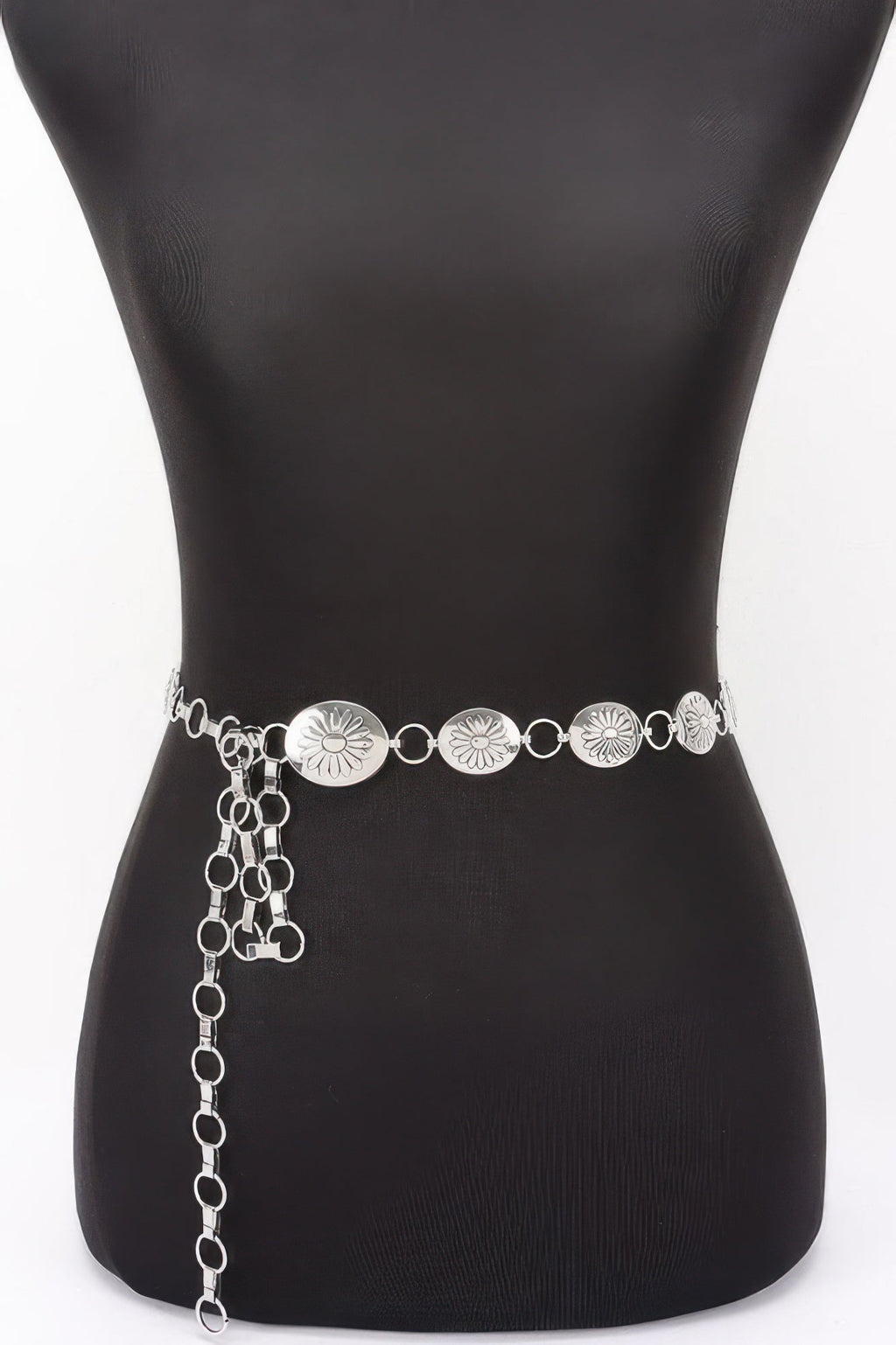 Floral Disc Chain Belt