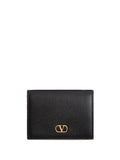 Valentino Garavani Women Vlogo Signature Grainy Leather Wallet